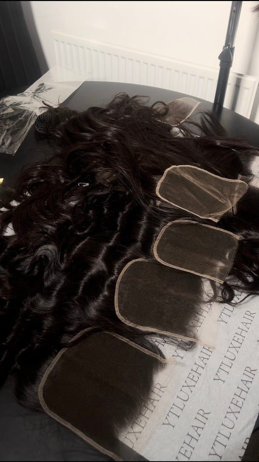 Raw HD Swiss 6x6 Lace Closure